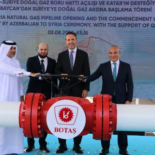 Türkiye'den Suriye'ye gaz akışı başladı