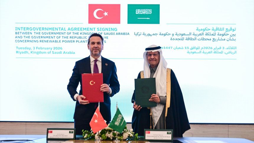 Suudi Arabistan ile 2 milyar dolarlık enerji yatırımı anlaşması