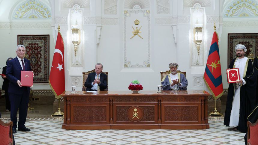 Türkiye ile Umman arasında pek çok başlıkta anlaşmalar imzalandı