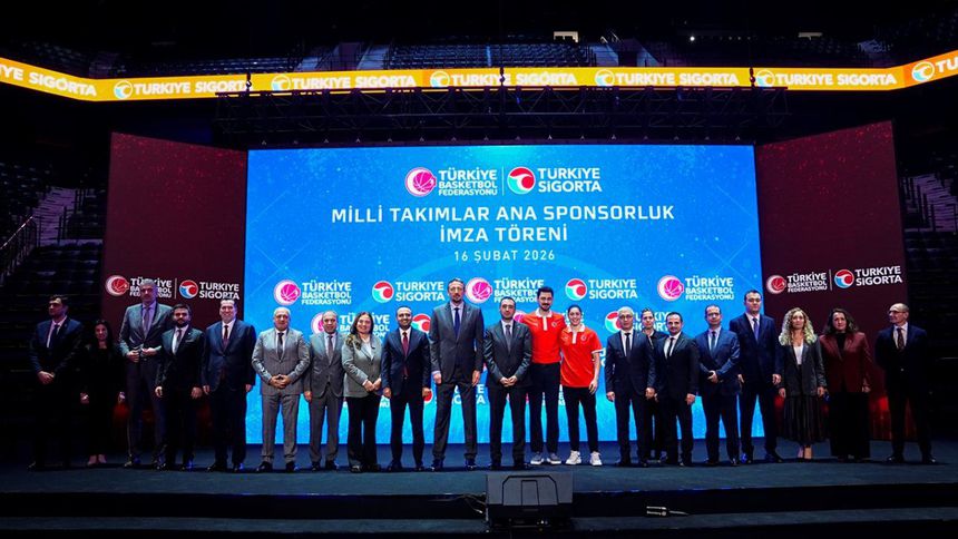 Türkiye Sigorta ile TBF arasında sponsorluk anlaşması yenilendi