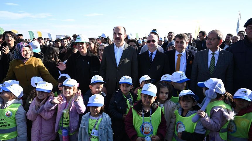 Konya’da 15 bin fidan toprakla buluştu