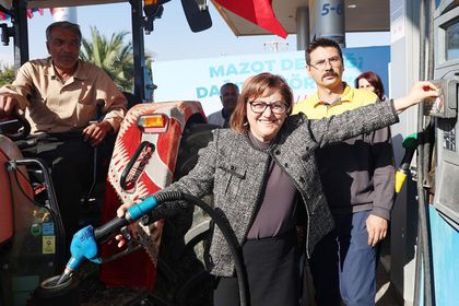 Gaziantep’te 46 bin 423 üreticiye, 5,1 milyon litre mazot desteği