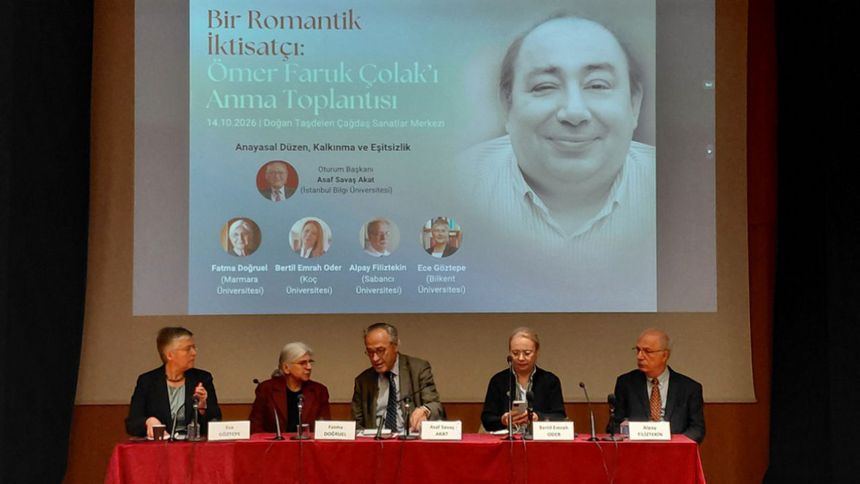 İktisatçı Ömer Faruk Çolak anısına konferans düzenlendi