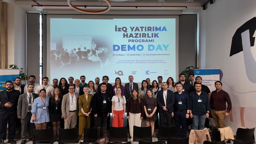 İzQ Yatırıma Hazırlık Programı tamamlandı: 4 girişim uluslararası ekosistemle buluşacak