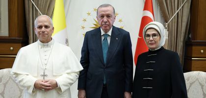 Erdoğan, Papa 14. Leo ile bir araya geldi