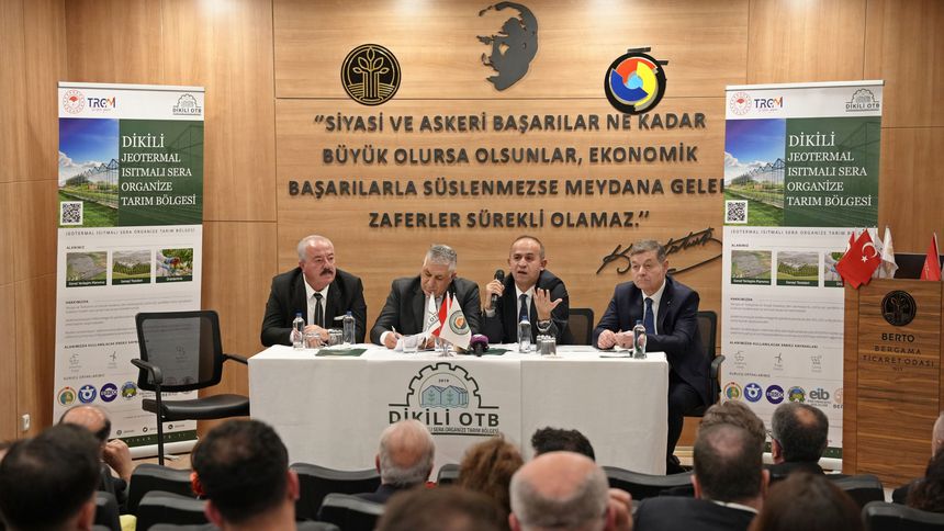 Dikili Jeotermal Isıtmalı Sera Organize Tarım Bölgesi’nde tahsisler başlıyor