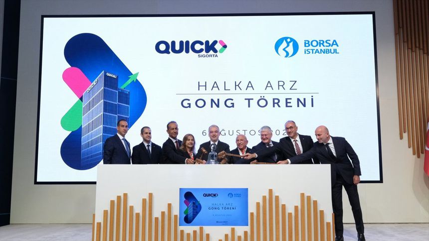 Quick Sigorta Borsa İstanbul'da işlem görmeye başladı
