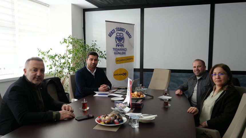 GTO Tedarikçi Günleri'nde Akçansa Çimento ve oda üyeleri bir araya geldi