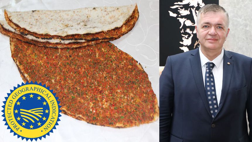 Antep lahmacununa Avrupa’dan tescil