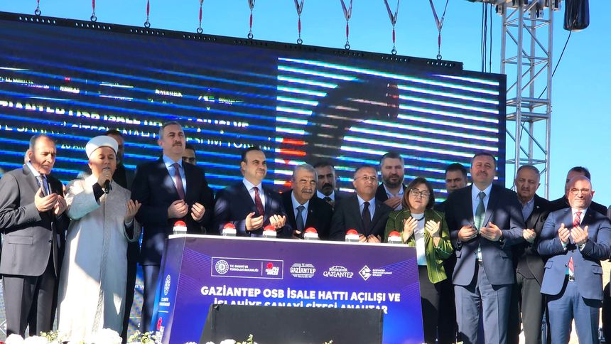 Gaziantep OSB’de tarihi projeye görkemli açılış