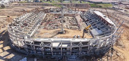 Şehrin Stadyumu Yükseliyor