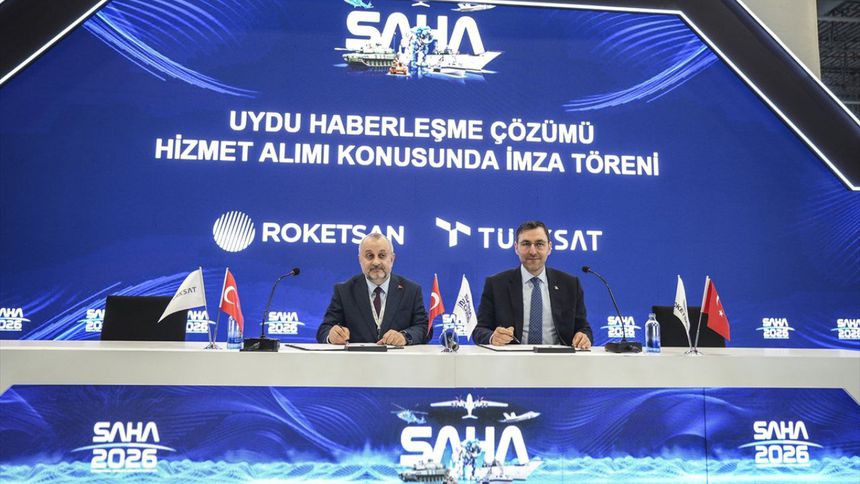 TÜRKSAT ve ROKETSAN'dan uydu haberleşme çözümü için iş birliği