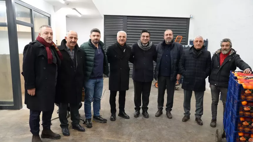 Gebze Ticaret Odası’ndan Sebze Meyve Hal Derneği’ne hayırlı olsun ziyareti