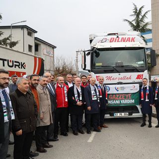 Gebze Ticaret Odası’ndan Gazze’ye yardım tırları gönderildi