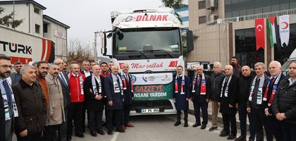 Gebze Ticaret Odası’ndan Gazze’ye yardım tırları gönderildi