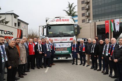 Gebze Ticaret Odası’ndan Gazze’ye yardım tırları gönderildi