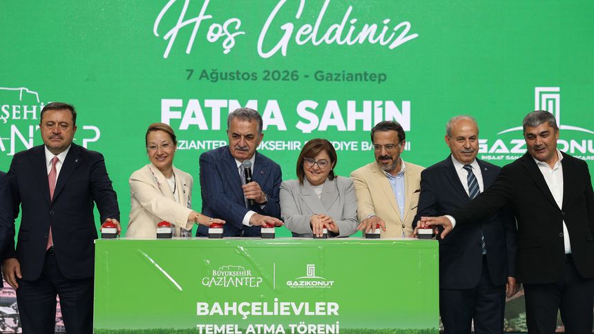Gaziantep’te 5 bin konutun temeli atıldı