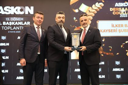 ASKON Kayseri’ye etkin faaliyet ödülü