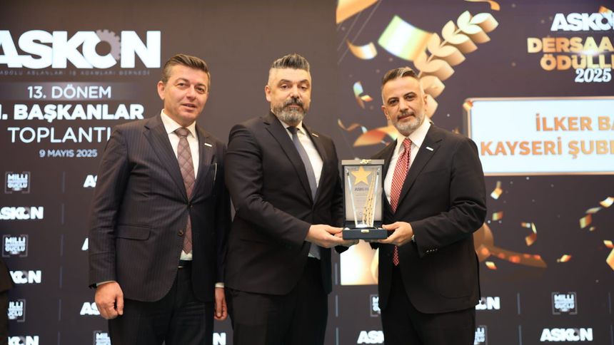 ASKON Kayseri’ye etkin faaliyet ödülü