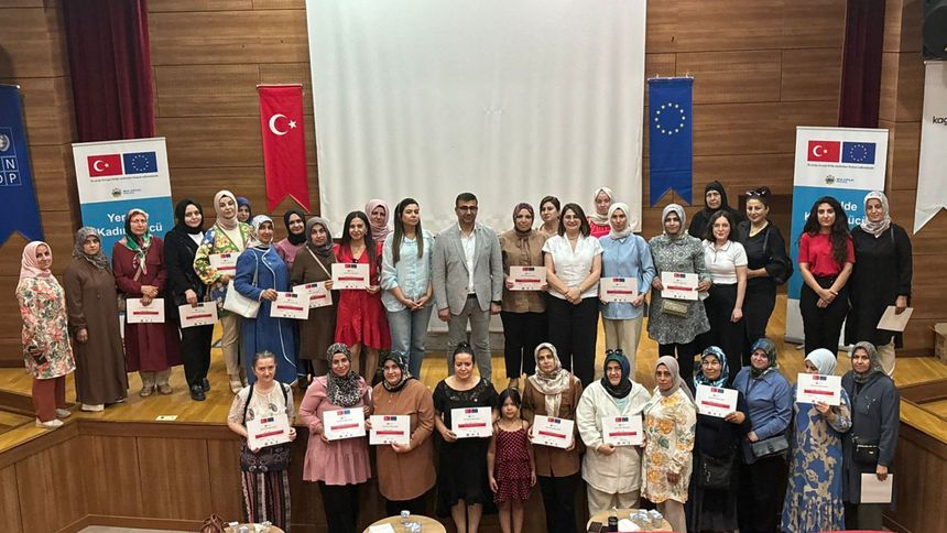 'Yerelde Kadın Gücü' projesi tamamlandı