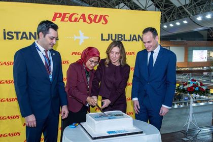 Sabiha Gökçen'den Lübliyana'ya seferler başladı