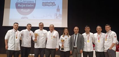 ESBAŞ aşçıları uluslararası yarışmadan altın ünvanlarla döndü