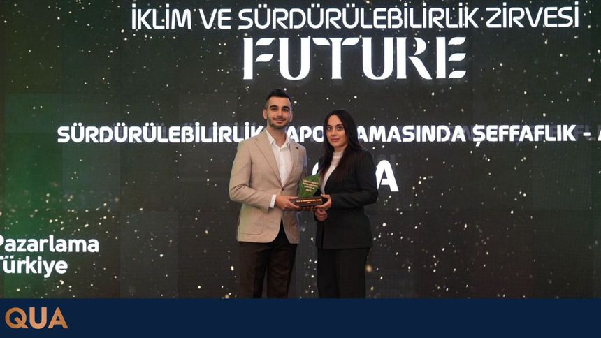 QUA’ya İklim ve Sürdürülebilirlik Zirvesi’nden iki altın ödül