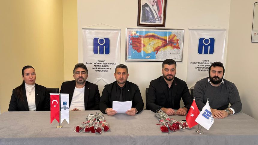 İMO Kahramanmaraş Şubesi: Riskler biliniyor, önlemler artırılmalı