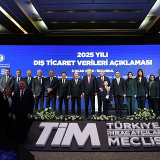 Erdoğan: Cumhuriyet tarihimizin en yüksek yıllık ihracatını gerçekleştirdik