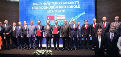 Türkiye ile KKTC arasında Fiber Dönüşüm Protokolü