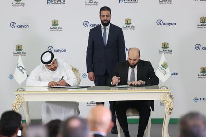 Kalyon ve Cengiz'den Suriye'de 7 milyar dolarlık enerji imzası