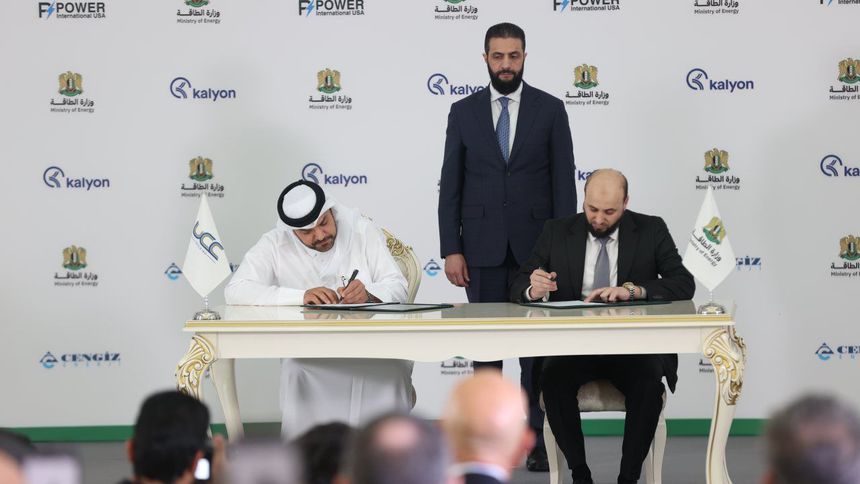 Kalyon ve Cengiz'den Suriye'de 7 milyar dolarlık enerji imzası