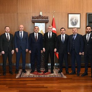 Başkan Görgel, Azerbaycan Büyükelçisi Memmedov’u ağırladı