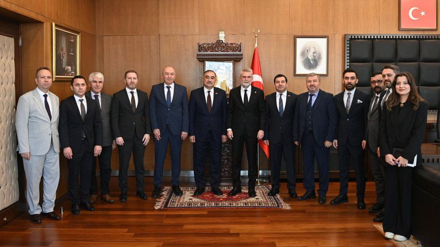 Başkan Görgel, Azerbaycan Büyükelçisi Memmedov’u ağırladı