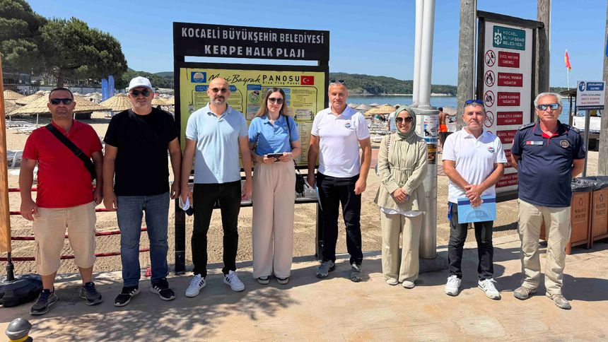Kocaeli’nin Mavi Bayraklı plajları sezona hazır