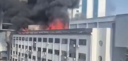 Gaziantep Halıcılar Sarayı'nda yangın