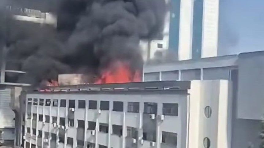 Gaziantep Halıcılar Sarayı'nda yangın