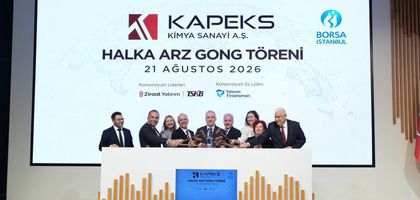 Kapeks Kimya Borsa İstanbul'da işlem görmeye başladı