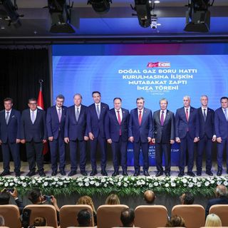 Mutabakat zaptı imzalandı: KKTC'ye 101 kilometrelik doğal gaz boru hattı