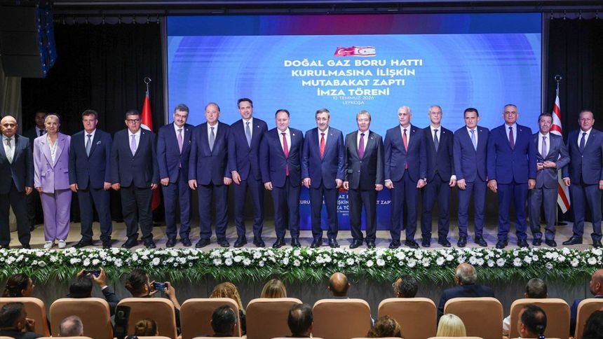 Mutabakat zaptı imzalandı: KKTC'ye doğal gaz boru hattı
